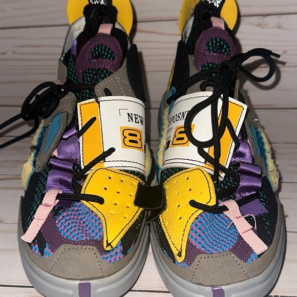 Colorful Multi-Panel Sneakers - Picture 10 of 11